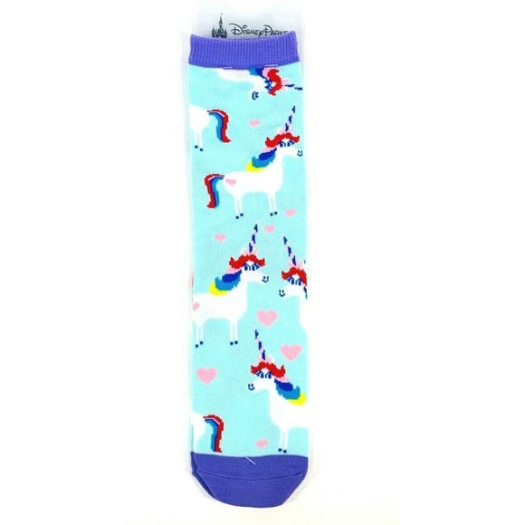 Disney Parks Accessories - Disney Parks Exclusive Rainbow Unicorn Inside Out  Unisex Socks  NEW